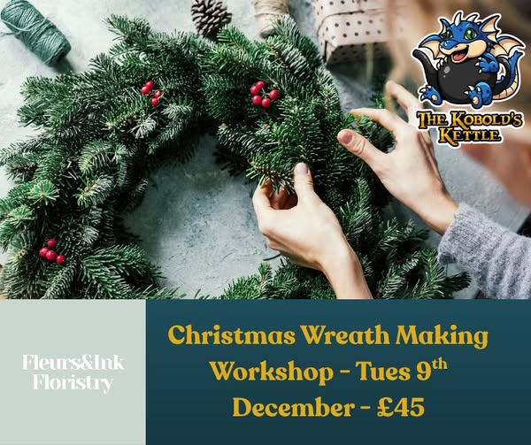 Kobolds Kettle Christmas Wreath Workshop