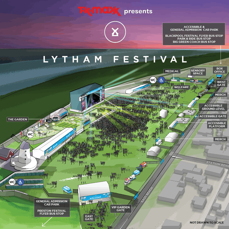 lytham festival 2026 site map (1)