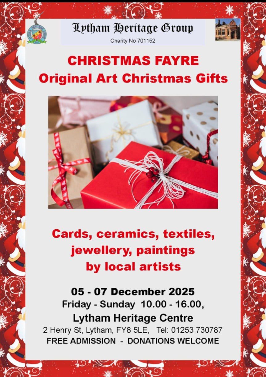 Christmas Fayre of Original Art at Lytham Heritage Centre