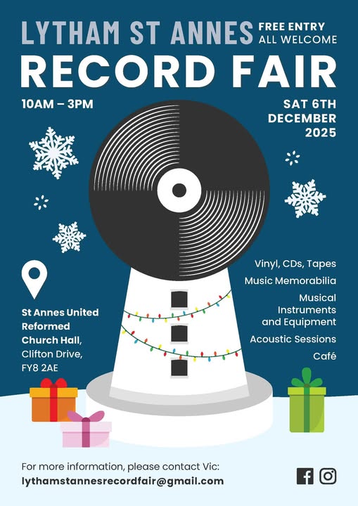 Record Fair in St Annes on Sea