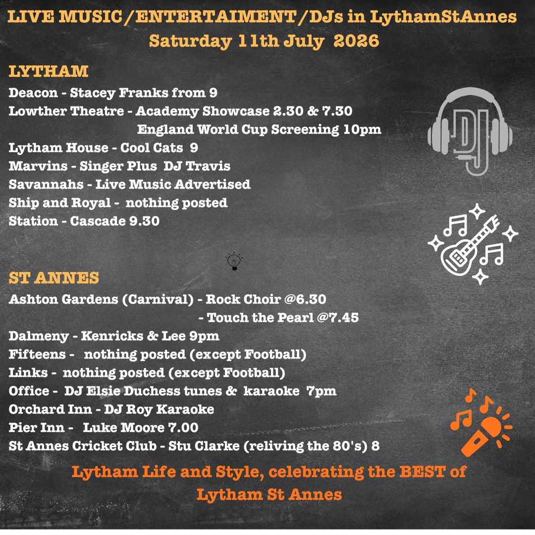 Saturday 11th July LIVE (1080 x 1080 px) (1)