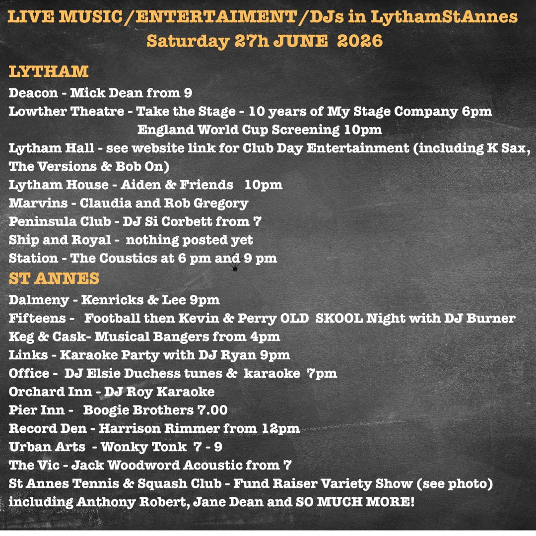 Saturday 27th June LIVE (1080 x 1080 px) (1)