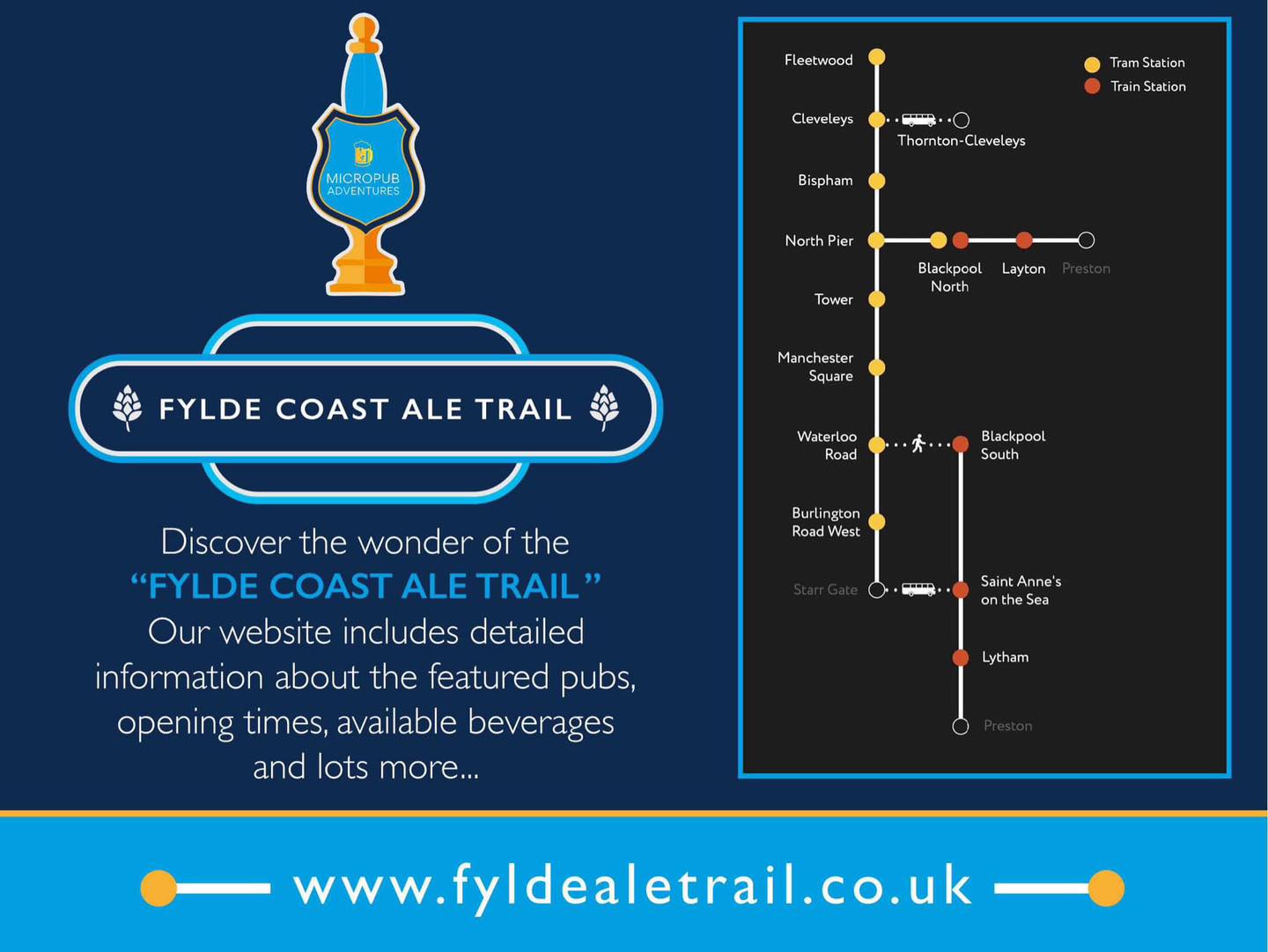 fylde coast ale trail map
