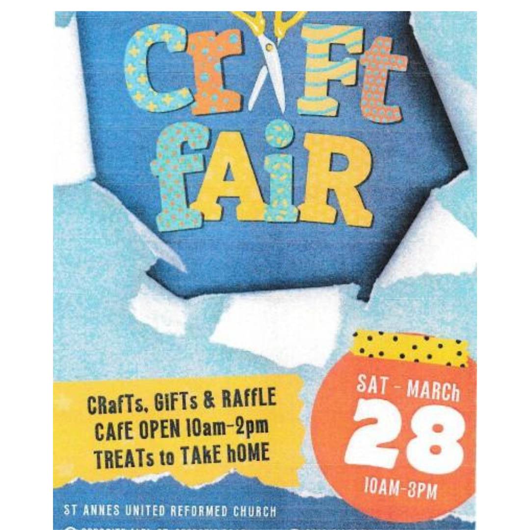 Craft Fair St Annes 28th March 2026 (1080 x 1080 px)