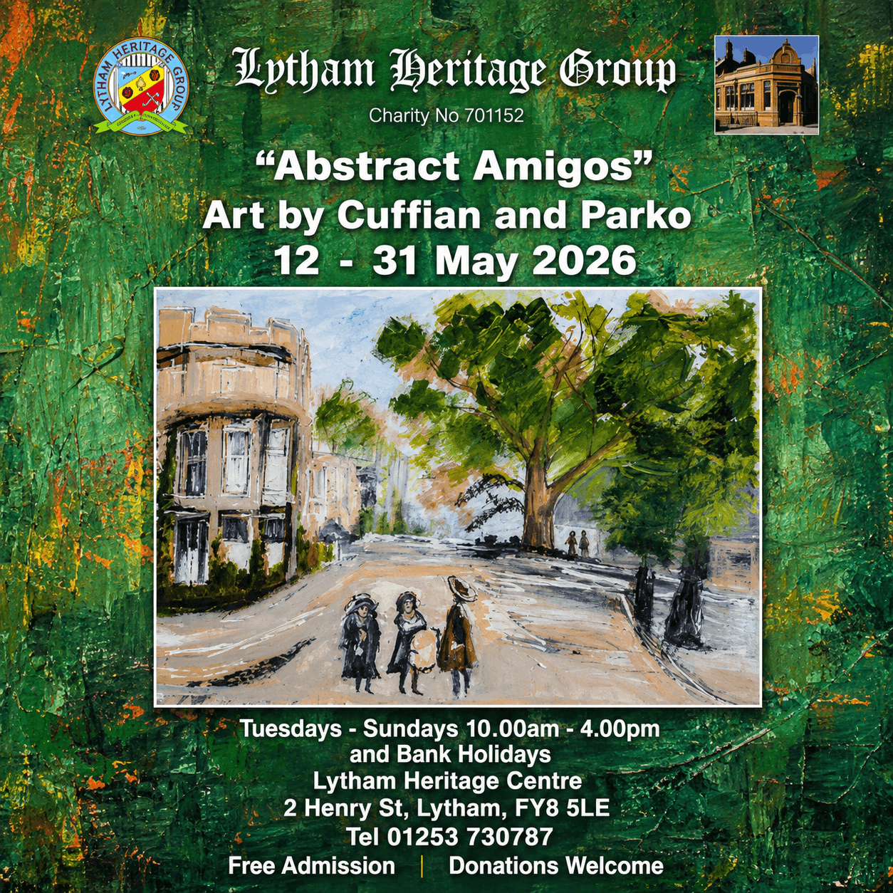 abstact amigos at Lytham Heritage Centre whats on in lytham St Annes