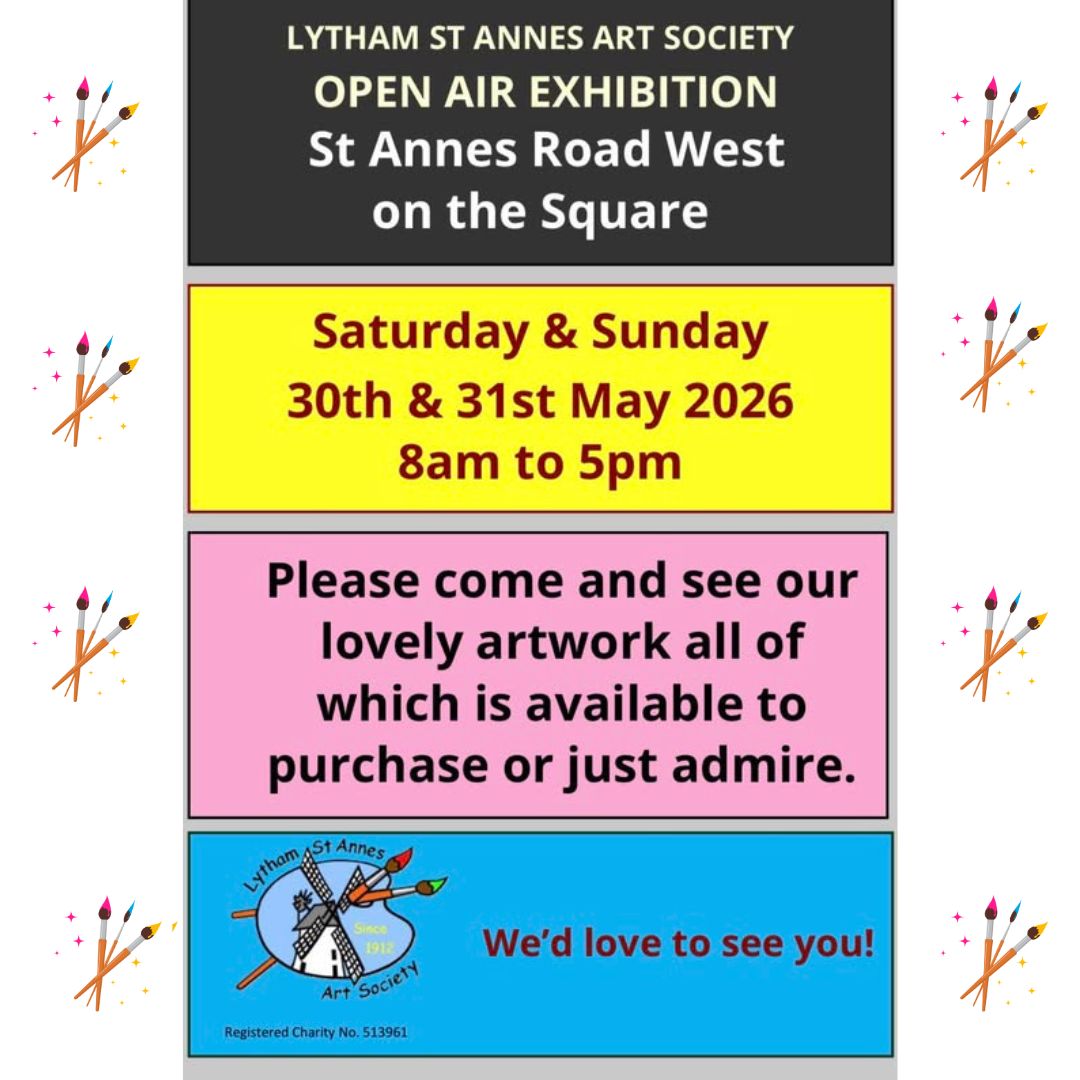 LSA Open Air Exhibition whats on in Ltytham St Annes