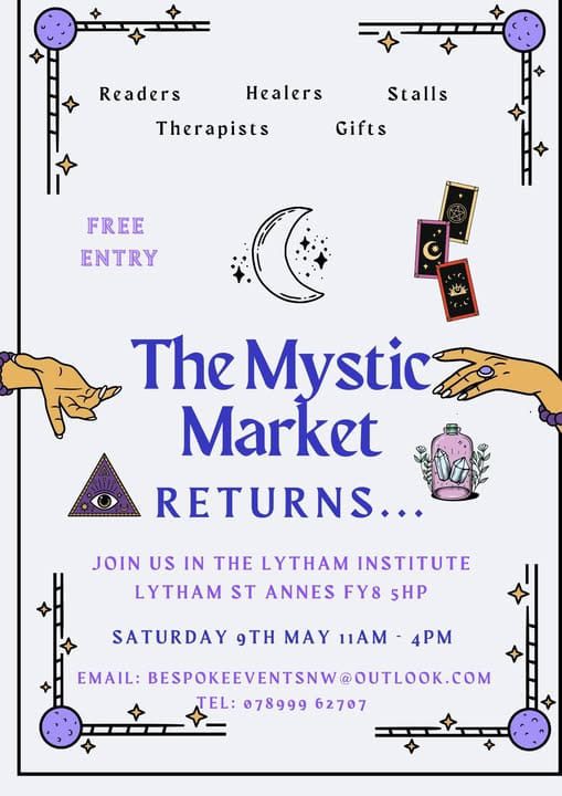 Mystic Market ,@ Lytham Institute Whats on in Lytham St Annes 