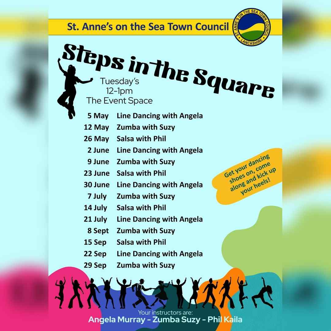 Steps_in_the_Square Whats on in Lytham St Annes