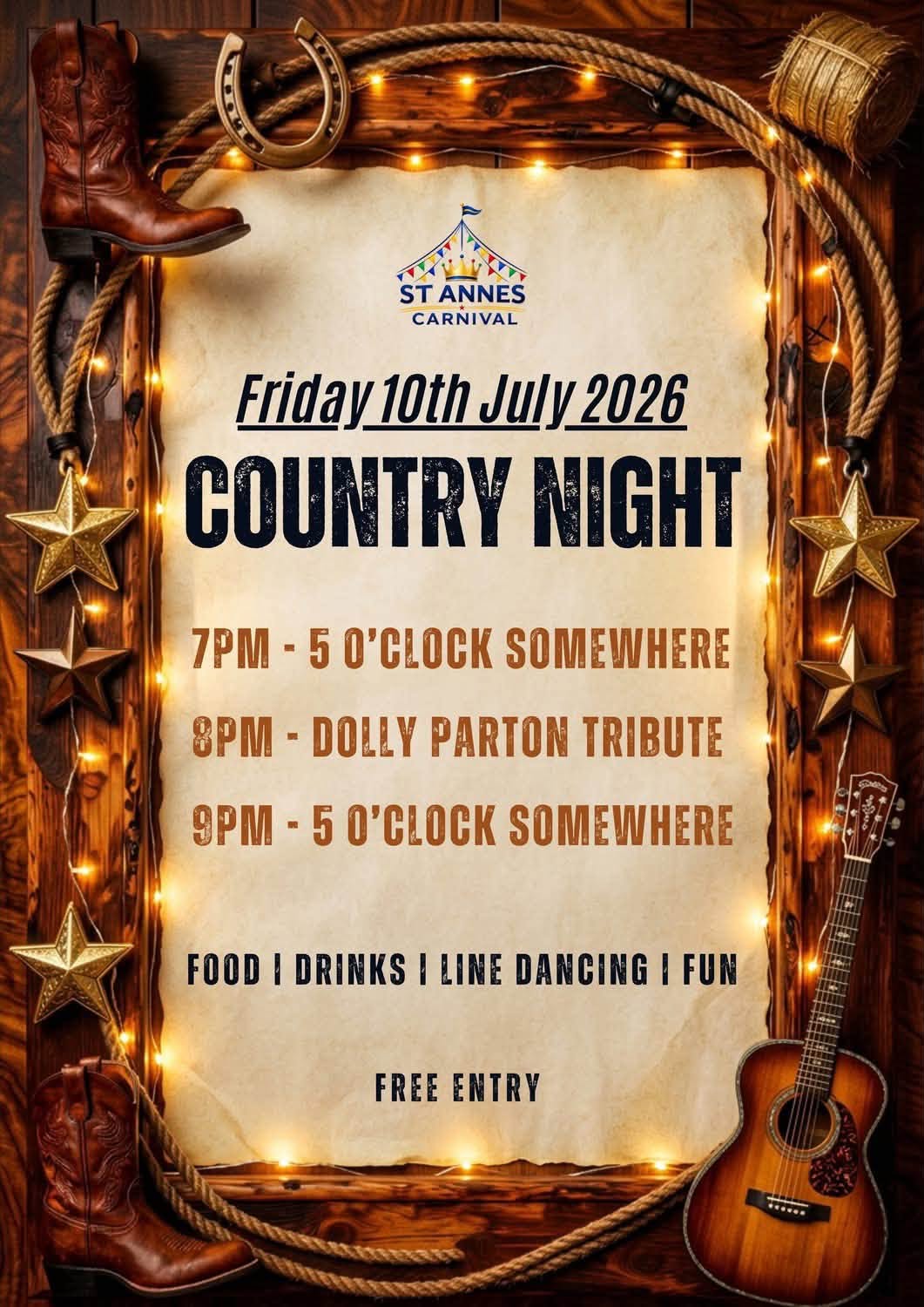 St Annes Carnival 2026 Friday Night Whats On In Lytham St Annes