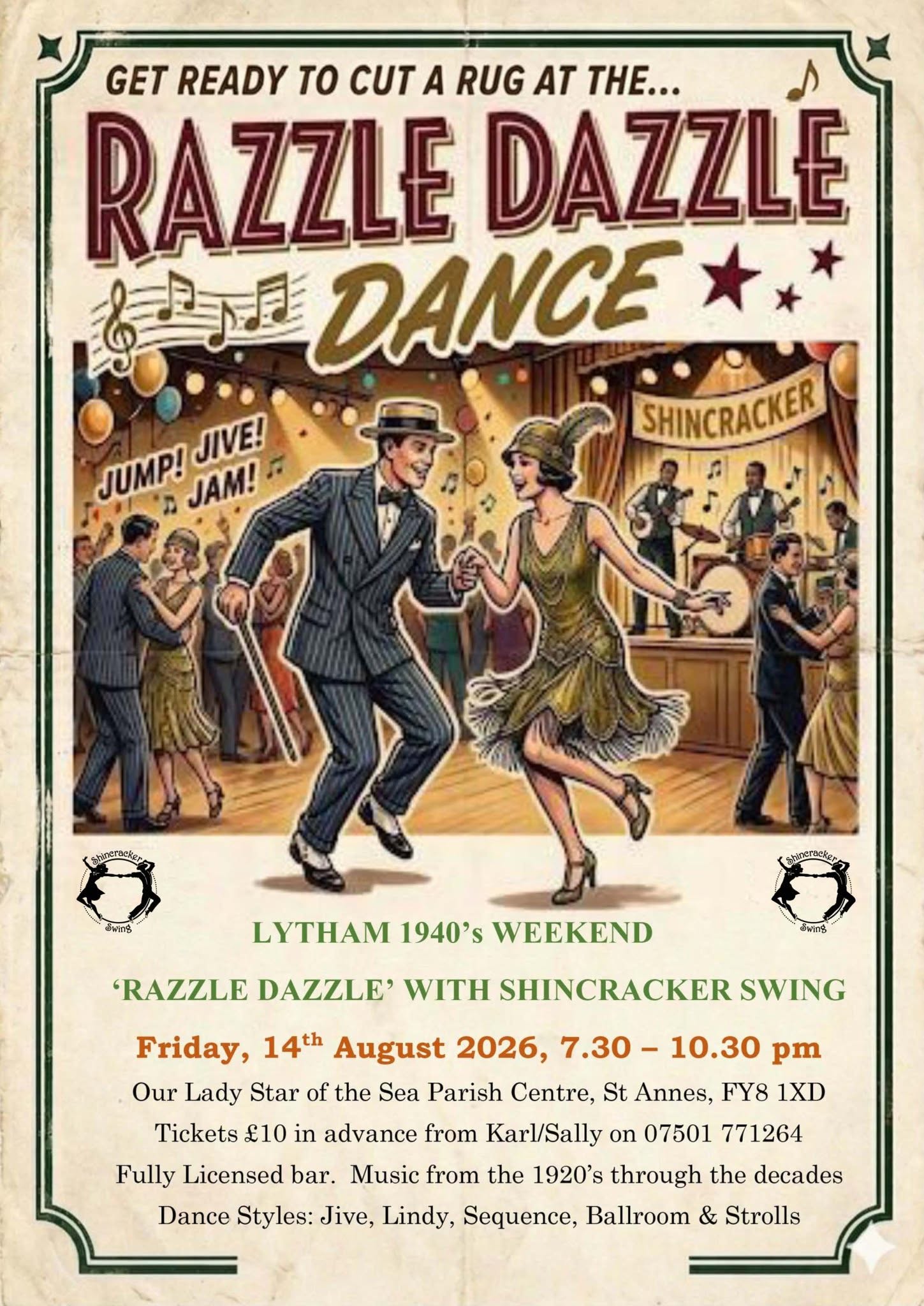 Lytham (through the Decades) Shin Cracker Dance Whats On in Lytham ST Annes Events