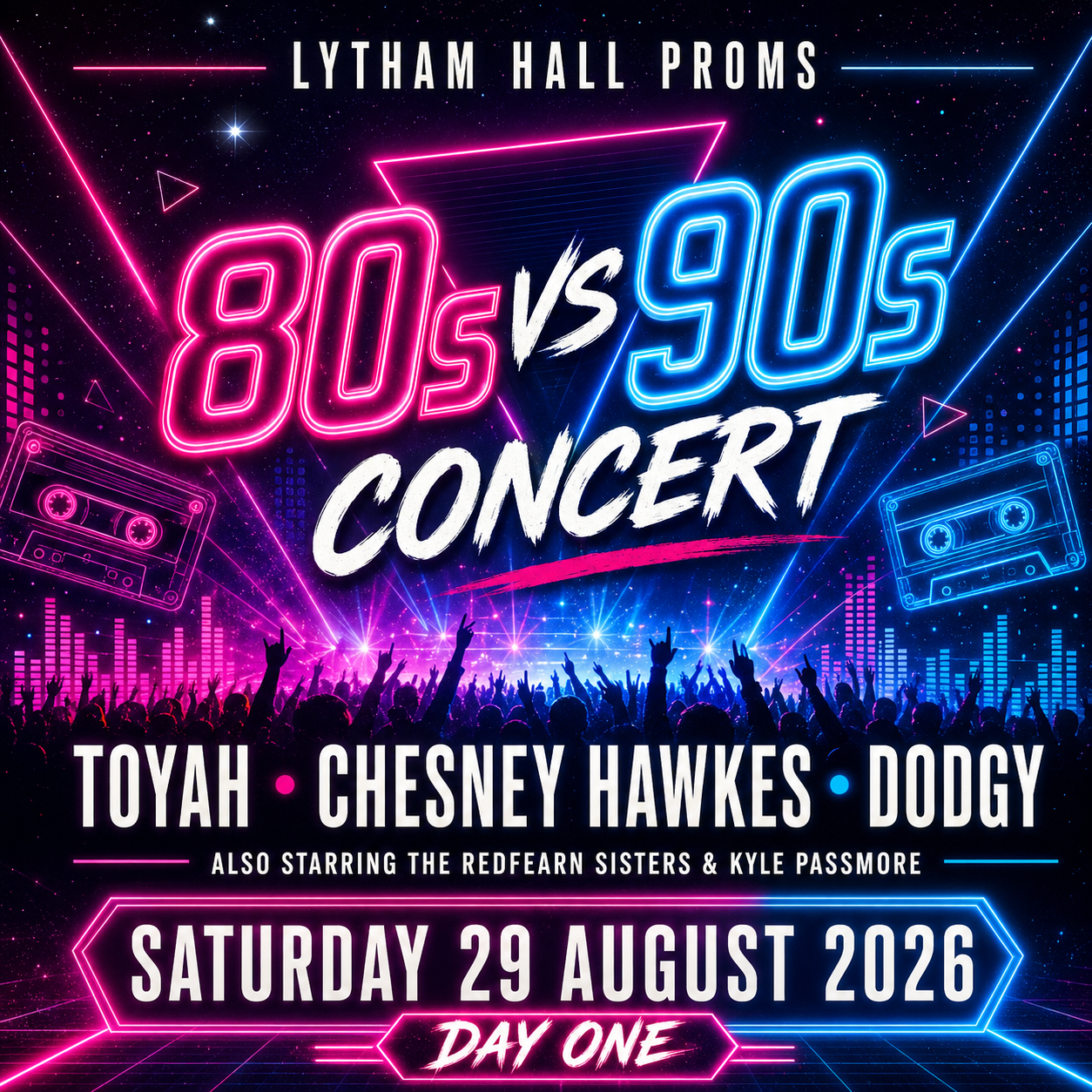 Lytham Proms Weekend 80 & 90s Concert August 2026