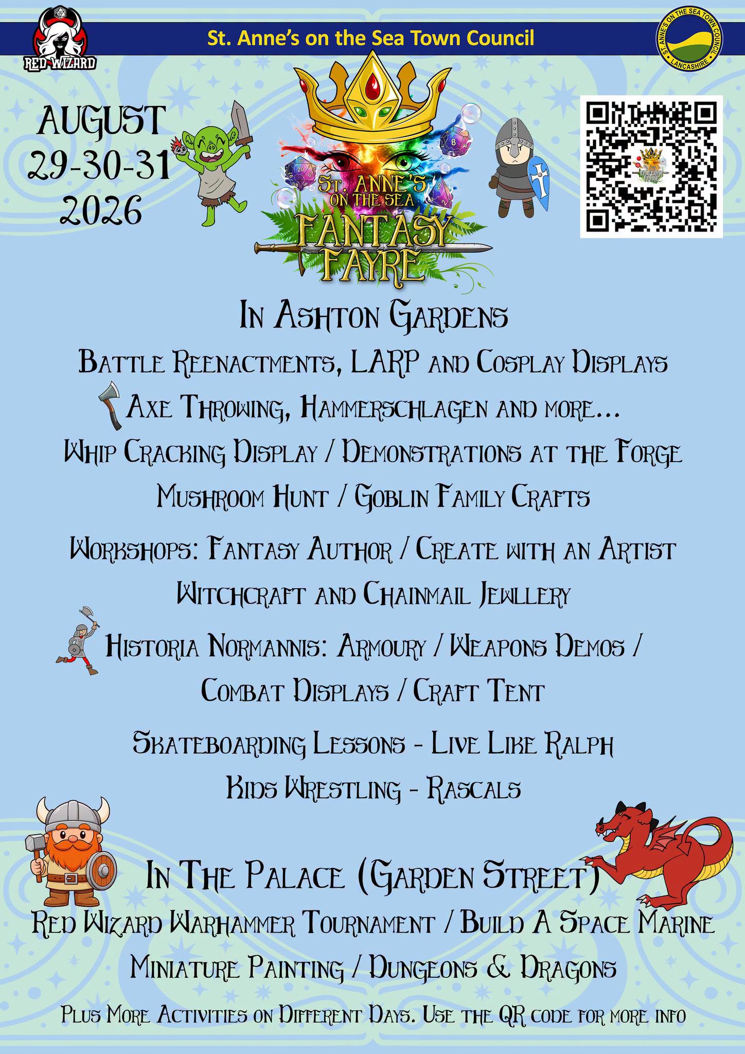 fantasy fayre 2026 st annes on sea