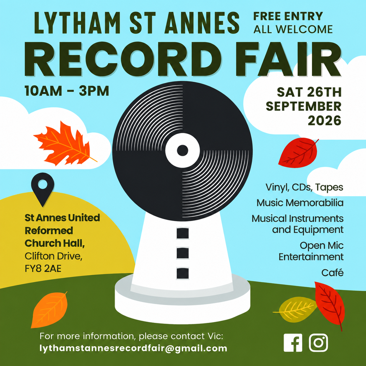 Lytham ST Annes Record Fair September 2026
