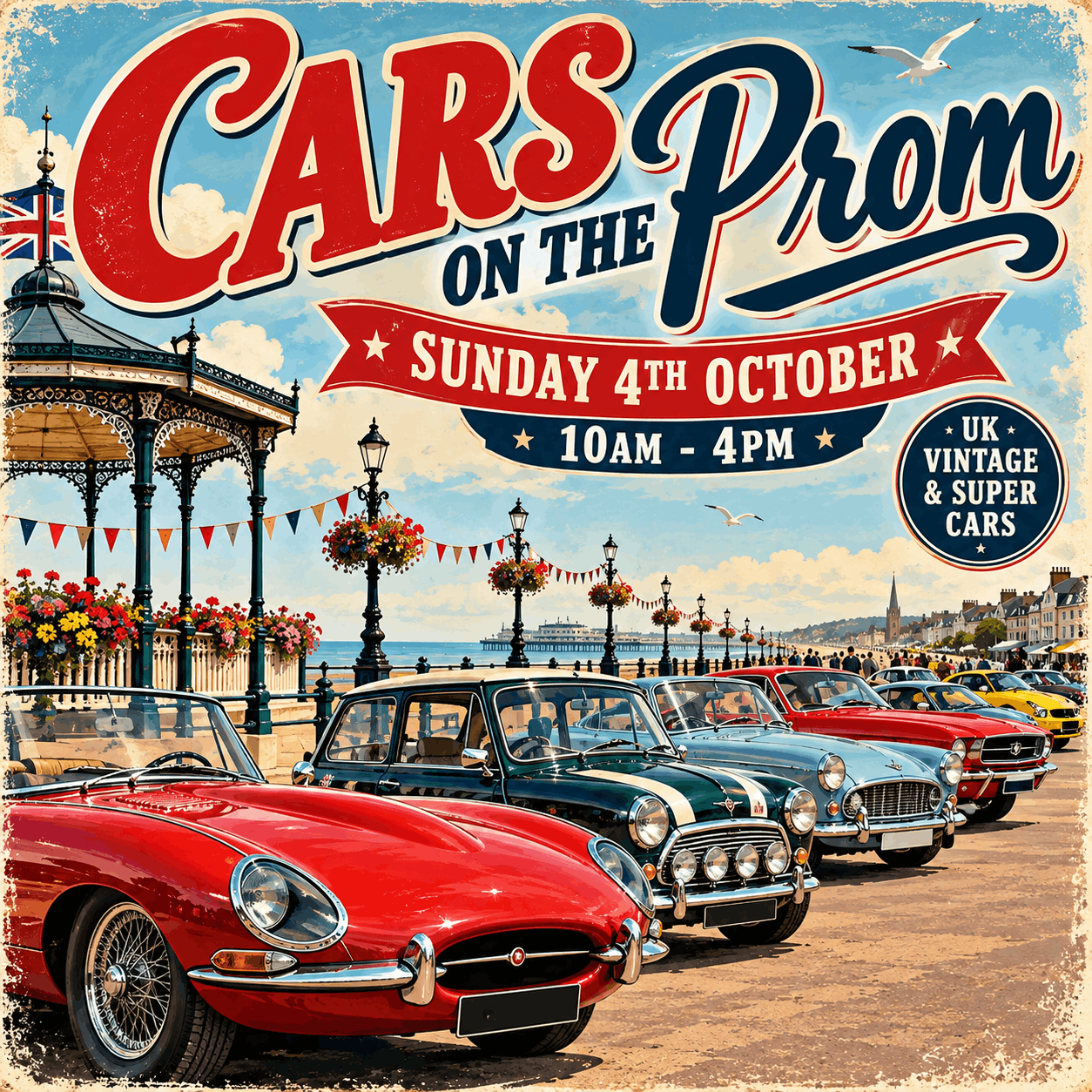 Oct 4th Cars on the Prom whats on in lytham stannes